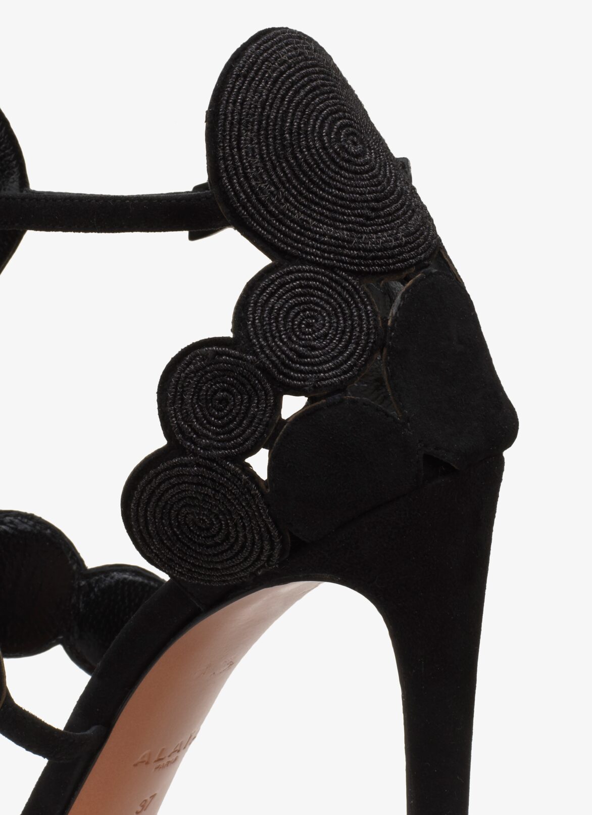 Stiletto Sandal ALAÏA BLACK/SHINY BLACK STILETTO SANDAL